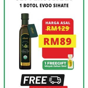 1 BOTOL EVOO SIHATE (SET PERCUBAAN)