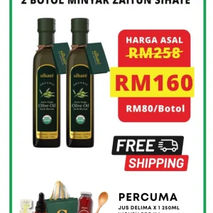 2 BOTOL EVOO SIHATE (SET COMBO)